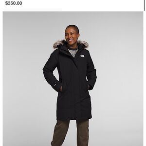 The North Face Women's Arctic Parka Coat 2x NWT NEW black
